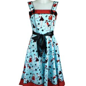 Hell Bunny Dixie Blue Dress